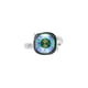 thumbnail image 1 of Anillo para Mujer con Cristal Fino Swarovski en forma de Cuadrado–  Bañado en Rodio– Anillo Elegante y Brillante-Aretes de Mujer de Moda, Joyería para Mujer de Moda– Regalo especial Ortiz Espinosa Temporada, 1 of 4
