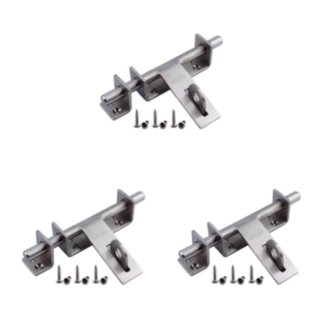 VONKY Reliable Protection With Slide Bolts Lock Gate For Gates And Wire Drawing 3Set
