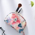 thumbnail image 3 of Half Circle Makeup Beauty Bag Small Travel Handy Organizer Pouch with Adjustable Dividers for Cosmetics, 3 of 5