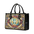 thumbnail image 5 of Proverbs 31 Stained Glass Luxury Leather Holy Grail Handbag, 5 of 32