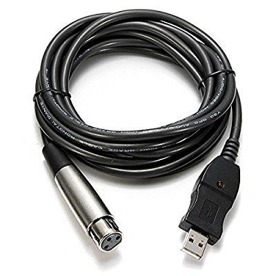 3m Usb Male To 3pin Female Microphone Plug Xlr Cable Walmart Com Walmart Com