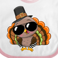 thumbnail image 4 of Inktastic Thanksgiving Turkey Funny Boys or Girls Baby Bib, 4 of 4