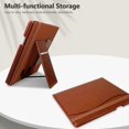 thumbnail image 3 of For Remarkable Paper Pro Case Card Slots Stand PC PU Leather E-Reader Cover with Pen Holder - Brown, 3 of 5