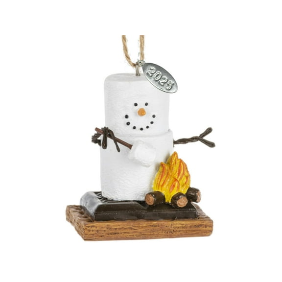 Camping Ornament, Smores Ornament Roasting Marshmallows 2025, Camping Gift Idea, Camping Stocking Stuffer, Camping Durable Resin Ornament, Comes in a Gift Box