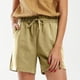 thumbnail image 1 of Pantalones cortos deportivos informales Augper de color liso para mujer con cordón y bolsillo, 1 of 8