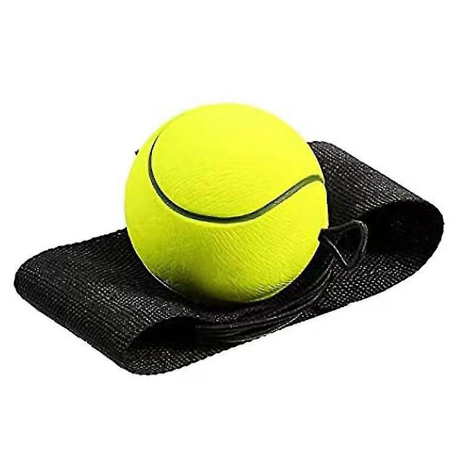 AHQiZFX Lot de 4 Balles de Retour au Poignet Avec Cordon - Balle à Sauter, Rebondissante en Caoutchouc, de Sport Sur Ficelle pour Enfants