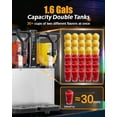 thumbnail image 3 of No Ice Needed Commercial Slushy Maker, 1.6 Gallons Slushie Machine with 2 Food-Grade Tank & Smart Control for Slush Margaritas Daiquiri & Frozen Drinks, Smoothie Maker for Party, Bar, Etc, 3 of 7