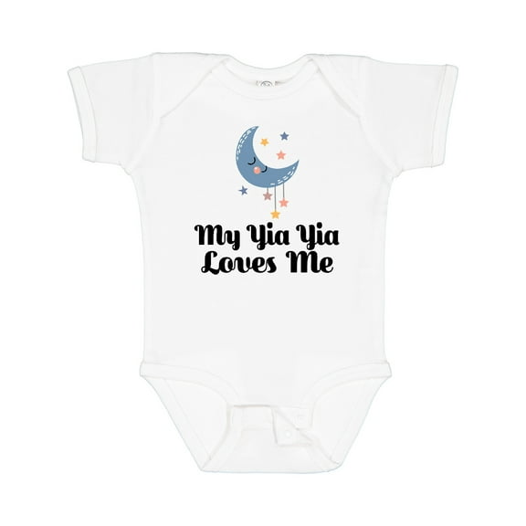 Inktastic My Yia Yia Loves Me Yiayia for Grandchild Boys or Girls Baby Bodysuit