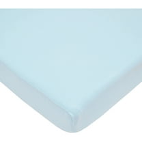 American Baby Co. Cotton Jersey Knit Fitted Mini Crib Sheet, Blue
