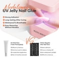 thumbnail image 4 of modelones Nail Adhesive Tabs 240pcs - UV Jelly Nail Glue Stickers for Press on Waterproof Breathable Double Sided Sticky Tabs Need Curing 10 Sheet 12 Sizes, 4 of 7