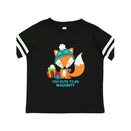 

Inktastic Too Cute Naughty Fox Gift Toddler Boy or Toddler Girl T-Shirt