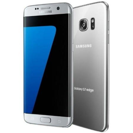 Used Samsung Galaxy S7 Edge G935A 32GB Silver AT&T GSM Unlocked Smartphone (Used Like New)