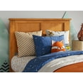 thumbnail image 3 of AFI Charlotte Twin Solid Wood Low Profile Platform Bed, Light Toffee, 3 of 13