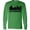 Kelly Green, variant on Inktastic San Francisco Skyline with Grunge Long Sleeve T-Shirt