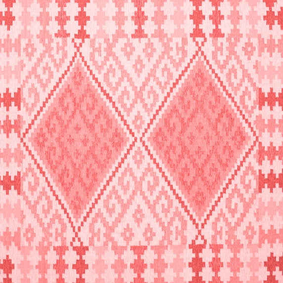 Ahgly Company Indoor Square Southwestern Red Country Area Rugs, 8' Square