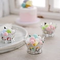 thumbnail image 5 of BalsaCircle 12 Silver 3" Mini Crowns Favor Holders, 5 of 8