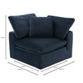 thumbnail image 5 of TERRA CORNER CHAIR PERFORMANCE FABRIC NOCTURNAL SKY, 5 of 10
