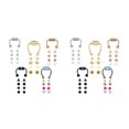 thumbnail image 2 of Guardoinrt Xiangbala Magnetic Fake Septum Nose Rings Hoop for Women Chic and Sophisticated Acrylic 5 Color 2Set, 2 of 6