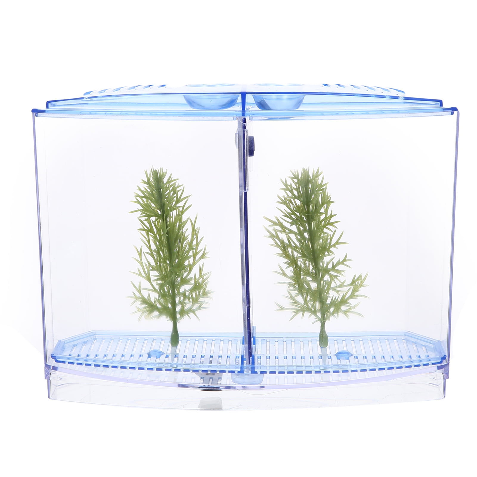 Mini Plastic Fish Tank Fish Breeding Box Desktop Transparent Fish Tank