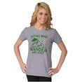 thumbnail image 4 of Not All Who Wonder Are Lost UFO Cute Womens Fitted Plus Size Graphic Tee Brisco Brands 2X, 4 of 5