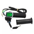 thumbnail image 1 of Mango de bicicleta eléctrica Acelerador de empuñadura giratoria para bicicleta eléctrica de 24V/36V/48V con pantalla LCD de batería empuñadura de acelerador de bicicleta eléctrica con indicador de pot Maboto Mango de bicicleta eléctrica, 1 of 6