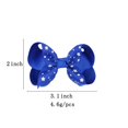 thumbnail image 4 of karymi Red White Blue Patriotic Hair Scrunchy 3.1x2 Inch Soft Fabric Ponytail Holder with Star and Stripe Print for 4th of July Independence Day Women Girls Party Accessories 4th of July Accessories, 4 of 7