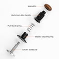 thumbnail image 3 of kitchenware,304 Stainless Calibrated Handle 58mm Loaded Tamper Kitchenware Tamper Espresso Tamper Calibrated Loaded Coffee Tamper Steel Wood Stainless Steel Tamper Calibrated With 304 Tamper With, 3 of 7
