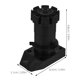 thumbnail image 2 of unbranded 4Ud Elevadores Ajustables Para Muebles Gabinetes En Plástico Negro Para Cocina Y Armarios, 2 of 6