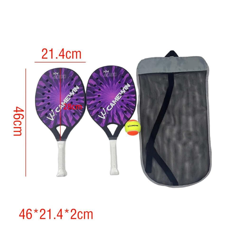 GARENDE 1 Pair Beach Tennis Rackets Anti Slip Grip Beach Tennis Paddles for Children