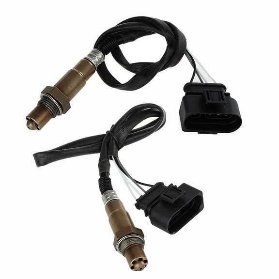 Maxfavor 2Pcs O2 Oxygen Sensor for Audi A4 A6 Quattro S4 S6 S8 2000-2004 2.7L 2.8L 4.2L Downstream