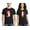 Black-Black, variant on Matching Couple Shirts Groom Bride Magazine Couple Tshirts Printed For Men Women Hubby Wife Perfect Gift for Honeymoon Wedding Party Valentines Proposal day (Black-Black) (Men L / Women L)
