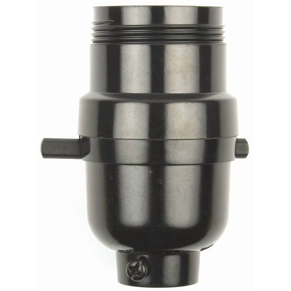 Jandorf 60535 Lamp Socket, 250 V, 660 W, Phenolic Housing Material, Black