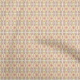 thumbnail image 1 of oneOone Velvet Yellow Fabric Asian Kilim Diy Clothing Quilting Fabric Print Fabric By Yard 58 Inch Wide, 1 of 5