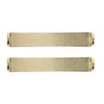 thumbnail image 4 of Unique Bargains 1 Pair Shoelace Charms Textured Rectangular Fashion Shoe Accessories Gold Tone, 4 of 5