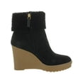 thumbnail image 2 of Lauren Ralph Lauren Womens Steph  Leather Pull On Booties, 2 of 3