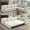 Chenille Beige, variant on 104'' Pull Out Couch, Convertible Sleeper Sofa Bed Queen, Upholstered Sectional Sofa with Mattress, 6-Seater L-Shaped Couch, Modern Sectional Couches for Living Room, Apartment, Studio, Beige