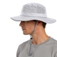 thumbnail image 3 of ManxiVoo Wide Brim Mesh Sun Hat with Neck Flap UPF 50+ for Outdoor Fishing Hiking and Gardening for Men and Women, 3 of 9