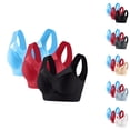 thumbnail image 2 of Fengactive 3PC Women's Sports Bras High Impact Mesh Sheer Yoga Workout Bra Lightweight Seamless Breathable Sports Underwear, 2 of 3