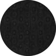 thumbnail image 1 of Ahgly Company Indoor Round Abstract Gray Modern Area Rugs, 4' Round, 1 of 4