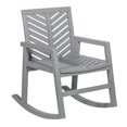 thumbnail image 3 of Fauteuil à bascule d’extérieur à chevrons - Gris cérusé, 3 of 8
