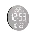 thumbnail image 1 of Advancent Relojes de pared con tres niveles de ajuste de brillo Reloj electrónico de ajuste de brillo infrarrojo Accesorios para electrodomésticos Tela blanca, 1 of 3