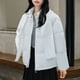 thumbnail image 1 of Parkas de manga larga para mujer, chaqueta corta con capucha y plumón, abrigo grueso de algodón holgado., 1 of 7
