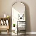 thumbnail image 2 of CISTEROMAN Arched Mirror Full Length Mirror 65”x24" Arch Floor Mirror Full Body Mirror Stand Wall Mirror for Bedroom Mirror Full length, 2 of 13