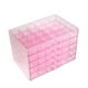 thumbnail image 5 of Caja de almacenamiento de joyas de acrílico con purpurina y diamantes de imitación para decoración de uñas, 120 unidades rosa claro, 5 of 7