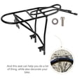 thumbnail image 4 of Rear Bike Rack Bike Rear Rack Bike Rack for Back of Bike Bicycle Rear Rack, 4 of 9
