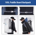 thumbnail image 3 of Riwcyla 105L Paddle Board Backpack Waterproof Large Capacity Portable Oxford Cloth Surfboard Bag, 3 of 5