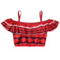 thumbnail image 6 of Jurebecia Girls Bikinis Swimsuits Mohana Two Piece Swimwear Adventure Outfit Toddle Kids Ruffles Bathing Suit Role Play Bathing Suit 140 cm 9-10 Years, 6 of 15