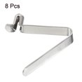 thumbnail image 3 of Uxcell 8.5x5.5mm Kayak Paddle Snaps Hollow Button Single Pin Lock Tube Spring Clips for Tent Pole, 8 Pack, 3 of 6