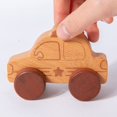 thumbnail image 5 of C Kids Wooden Trolley Toy Inertia Car Hand Holding For Grip Skill Beech, 5 of 5