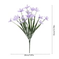 thumbnail image 3 of Ramo artificial de orquídeas de primavera con follaje para bodas, decoración del hogar y centros de mesa para eventos: tallos florales de plástico de aspecto realista para jarrones, mesas o arreglos, 3 of 6